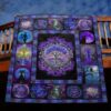As Above So Below Quilt Blanket No96  Quilt
